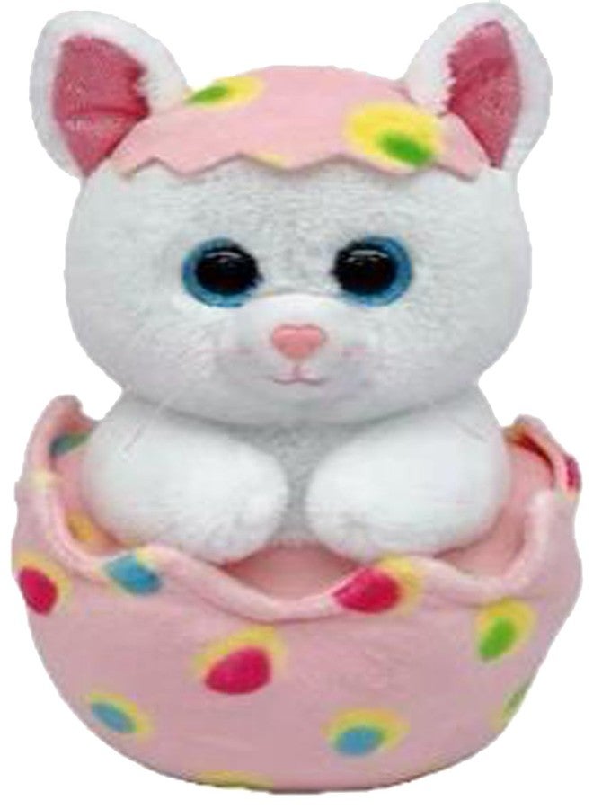 Ty Beanie Boo Giggles The Cat in Easter Egg - 6"