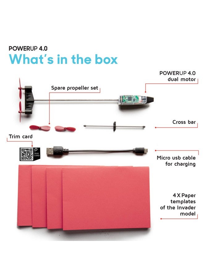 PowerUp POWERUP 4.0 The Next-Generation Smartphone Controlled Paper Airplane Kit, RC Controlled. Easy to Fly with Autopilot & Gyro Stabilizer. for Hobbyists, Pilots, Tinkerers.  - Image 5