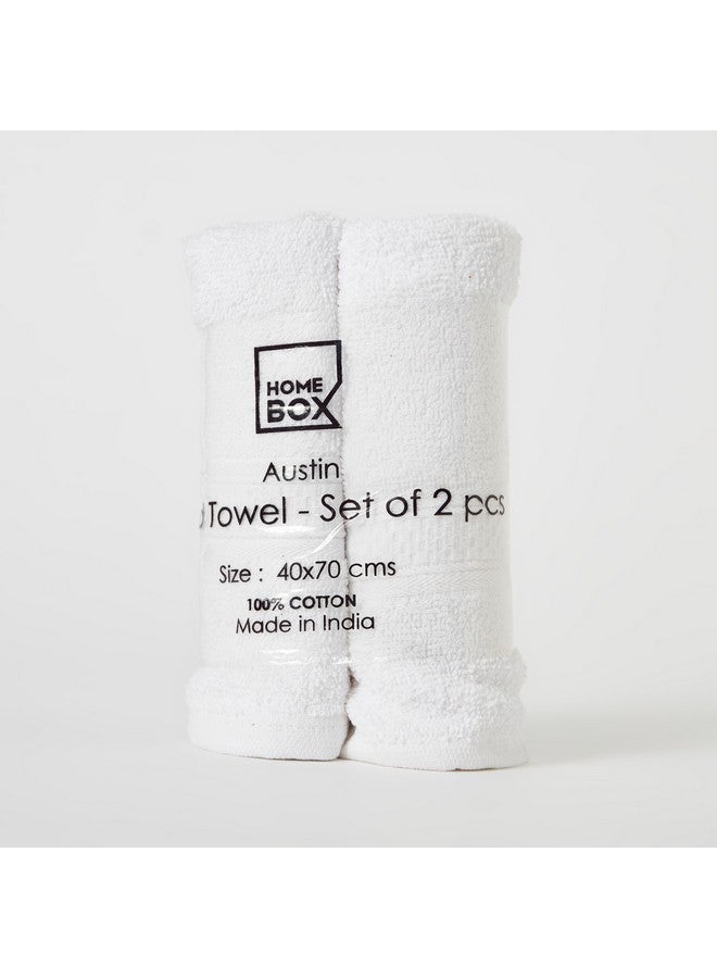 Home Box Austin 2-Piece Carded Hand Towel Set 40 x 70 cm  - Image 5