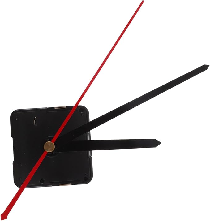 طقم ميكانيزم ساعة حائط DIY أحمر مع بندول، يعمل بالبطارية، حركة صامتة، سهل التركيب، بديل للأيدي - Image 1