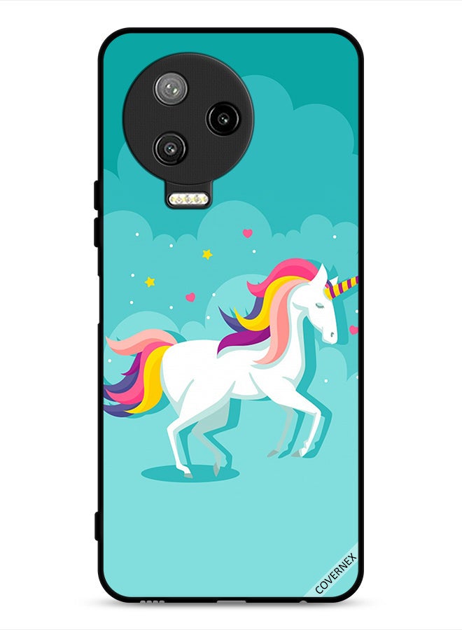 Covernex Infinix Note 12 Pro 4G Protective Case Cover Unicorn Walking - Image 1