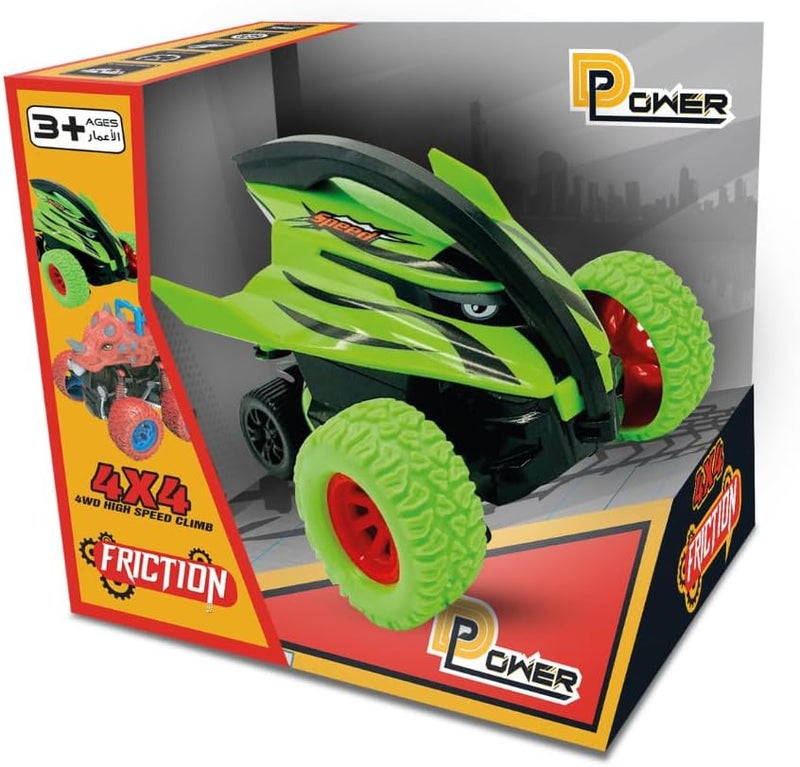 D-Power - Crazy Devil Fish Inertial Off-Road Shark Car - Purple | 360° Rotating Gyro, Anti-Collision, No Batteries Required | 3+ - Image 2