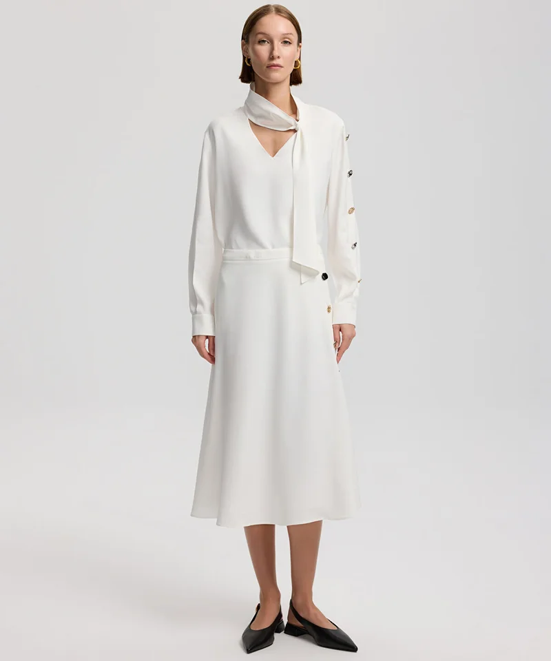Ipekyol  Buttoned Midi Skirt for Women | Best Price UAE