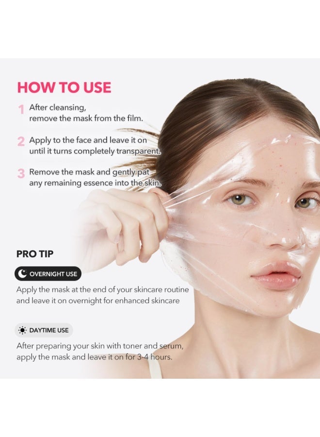 APRILSKIN TXA Pink Capsule Gel Mask | Overnight Face Mask for Glass Glow Skin I 99% High-Purity Tranexamic Acid 3 for uneven skin tone I Elasticity, Hydrating and Firming I Korean Skincare I 30g x 4ea - Image 4