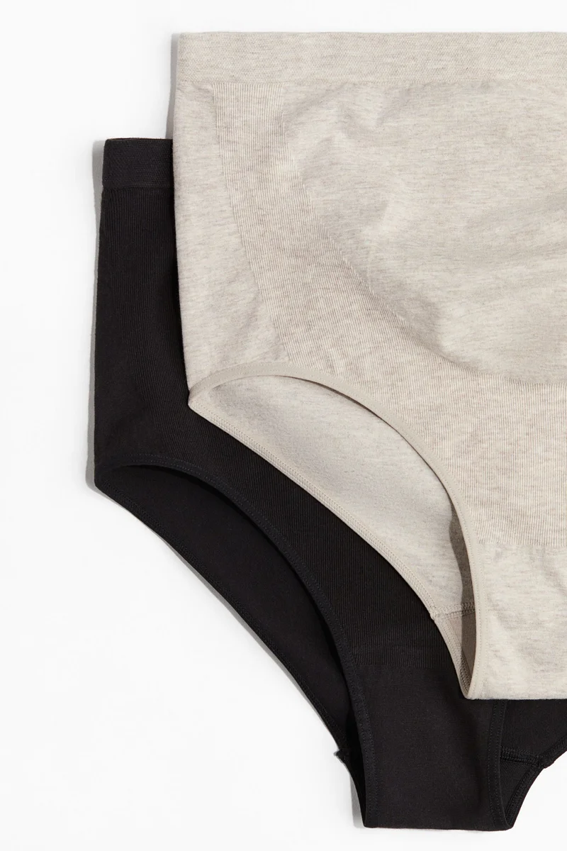 اتش اند ام MAMA 2-pack Seamless Cotton-blend briefs