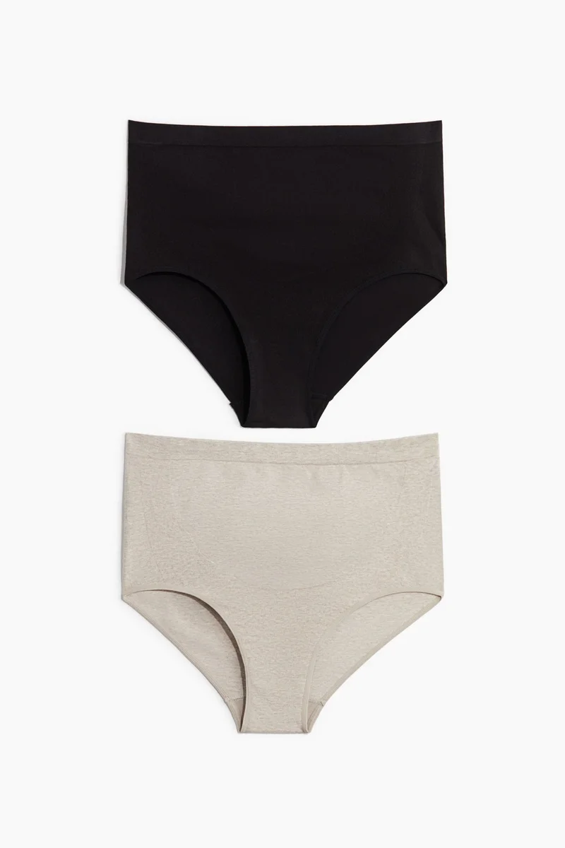 اتش اند ام MAMA 2-pack Seamless Cotton-blend briefs