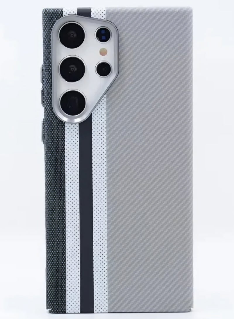 Luxo Samsung S25 Ultra Case Slim Carbon Fiber Texture Hard