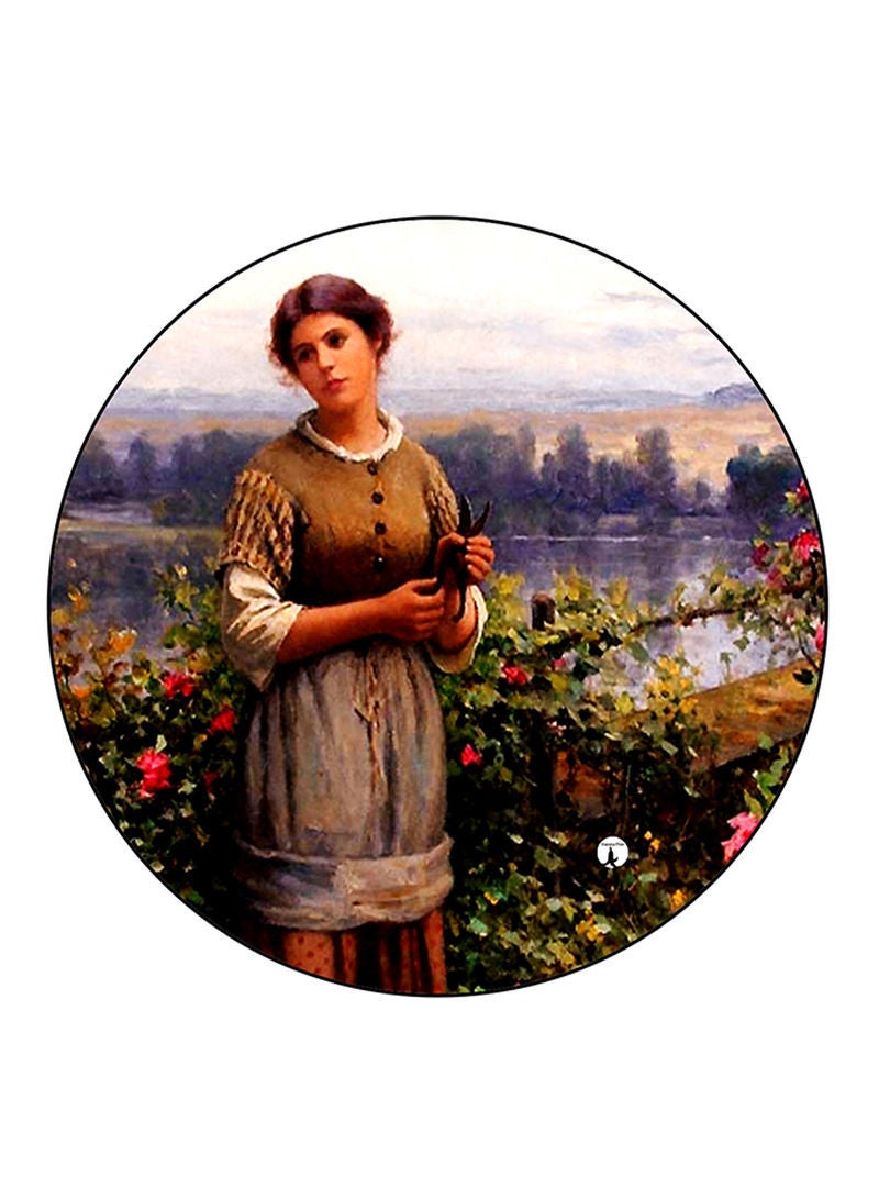 RKN Vintage Art Printed Mouse Pad  Multicolour
