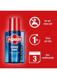 Alpecin After Shampoo Caffeine Liquid Hair Recharger, 6.76 fl oz, Scalp Tonic for Men's Thinning Hair Growth, Sulfate Free with Castor Oil  - Image 5