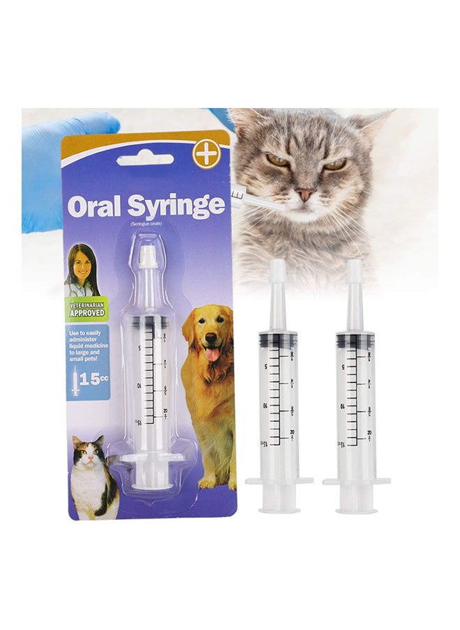 TOPINCN Pets Medicine Feeder Syringe - 13x3.5 cm  - Image 5