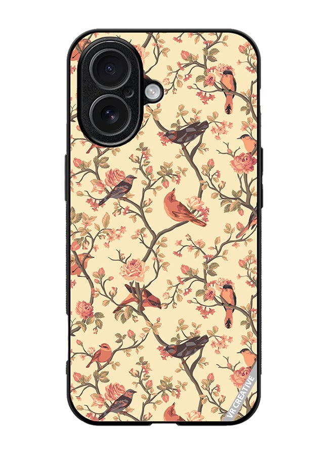 VR CREATIVE Protective Case Cover For Apple iPhone 17 Birds Sitting On A Tree Design Multicolour
