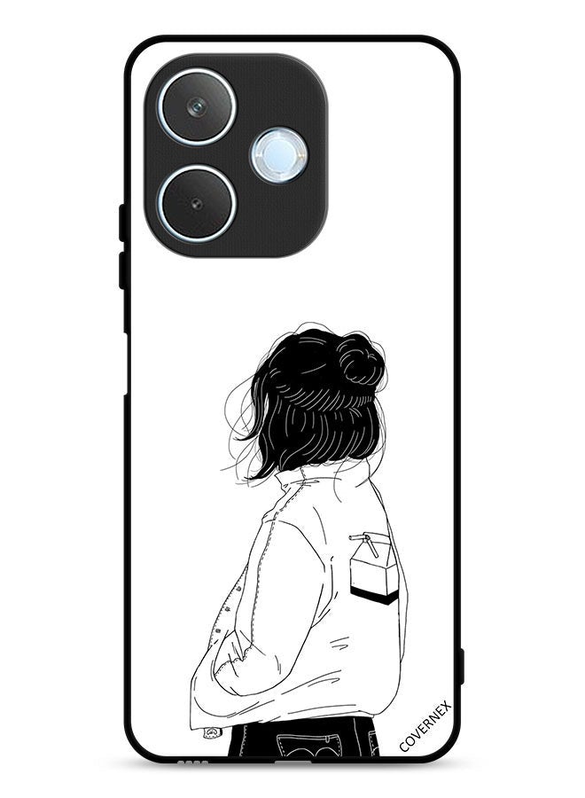 Covernex Oppo A5 Pro Protective Case Cover Girl Think Very Deep - Image 1