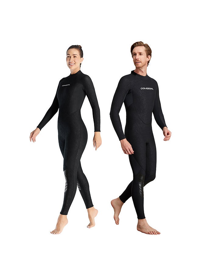 Generic - Diving Suit Full Body Wetsuits for Men and Women Long Sleeve Thickened Warmth for Scuba Diving Surfing Freediving and Winter Swimming Enthusiasts 3MM Wetsuit - Image 1