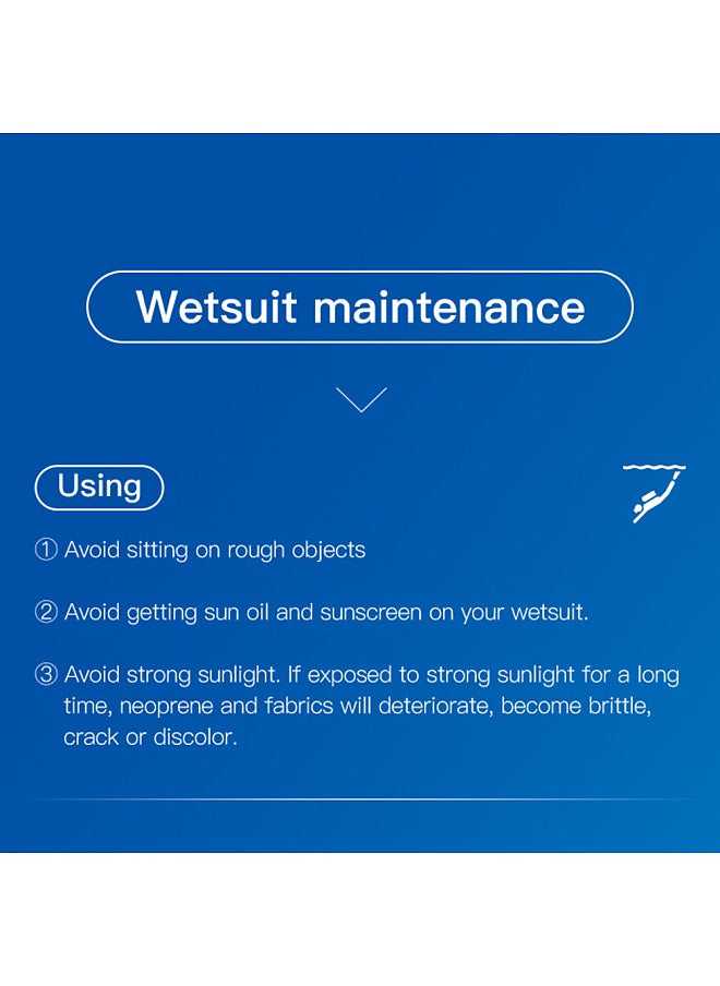 Generic - Diving Suit Full Body Wetsuits for Men and Women Long Sleeve Thickened Warmth for Scuba Diving Surfing Freediving and Winter Swimming Enthusiasts 3MM Wetsuit - Image 1
