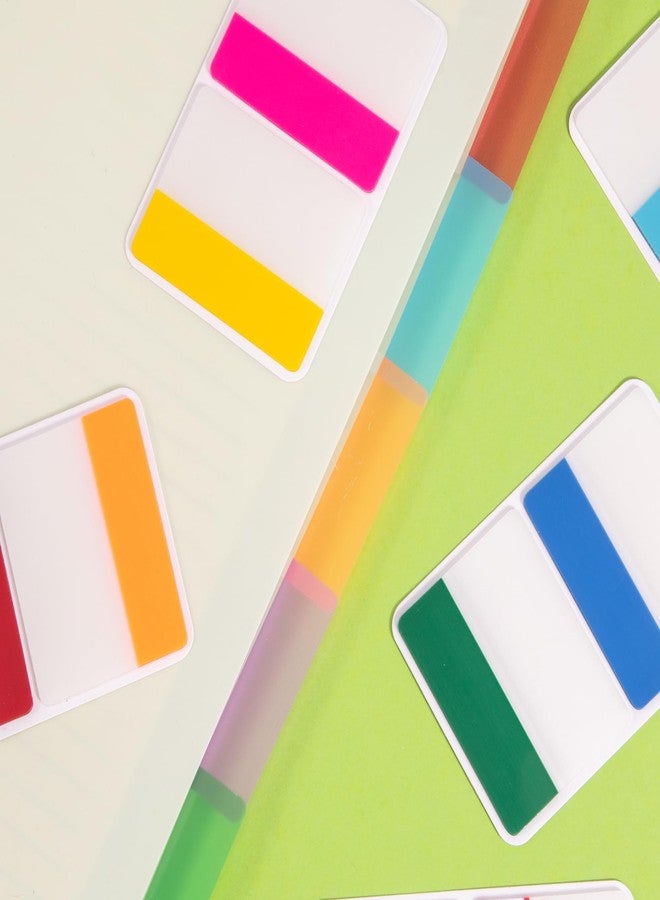 BukSuk 600 Pieces Tabs 2'' Sticky Tabs, Writable and Repositionable File Tabs Flags Colored Page Markers Labels for Reading Notes, Books and Classify Files, 22 Sets 10 Colors - Image 4