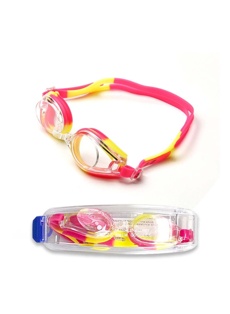 KASTWAVE Kids Swim Goggles, Silicone Eye Seal Leakproof UV Protection and Anti Fog Lenses for Children Adult, for Boys and Girls (Age 4-12) - Image 1