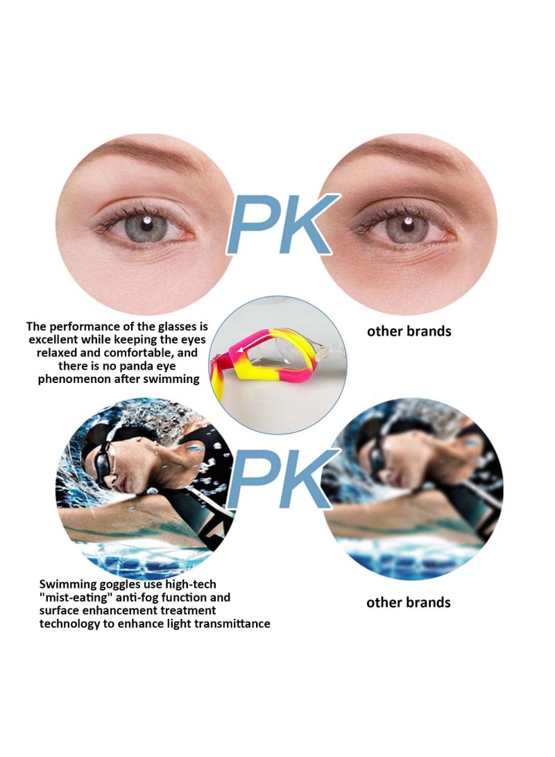 KASTWAVE Kids Swim Goggles, Silicone Eye Seal Leakproof UV Protection and Anti Fog Lenses for Children Adult, for Boys and Girls (Age 4-12) - Image 5