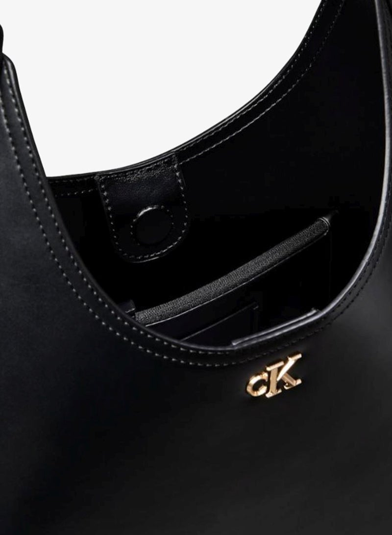 CALVIN KLEIN Monogram Plaque Shoulder Bag - Image 2