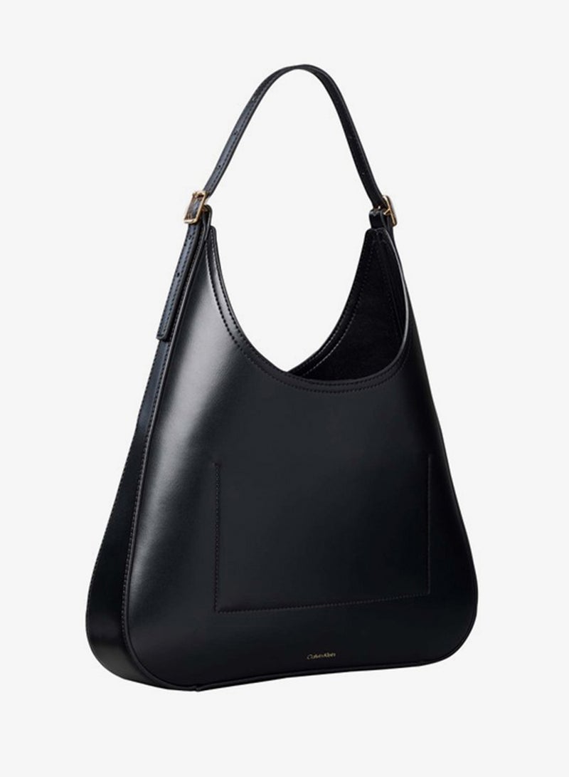 CALVIN KLEIN Monogram Hardware Curved Shoulder Bag - Image 3
