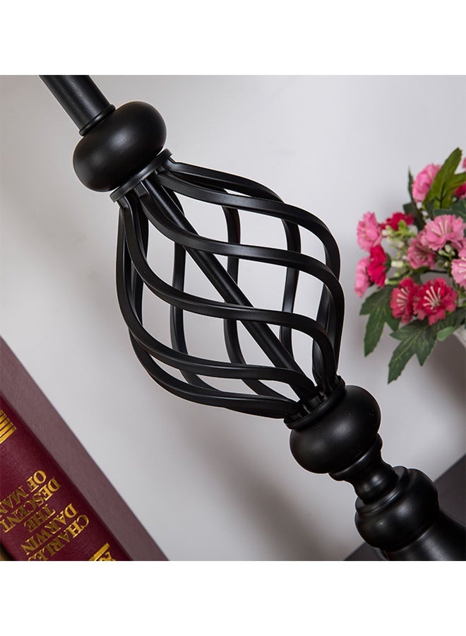 Modern Decorative Table Lamp with Fabric Shade and Metal Base – Warm Ambient Lighting for Bedroom & Living Room - Image 5