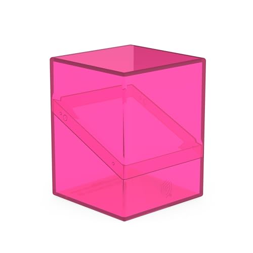 Ultimate Guard Boulder 100 Clear Deck Case for 100 DoubleSleeved TCG Cards Rhodonite Secure Durable Storage for Trading Card Games Transparent - Image 1