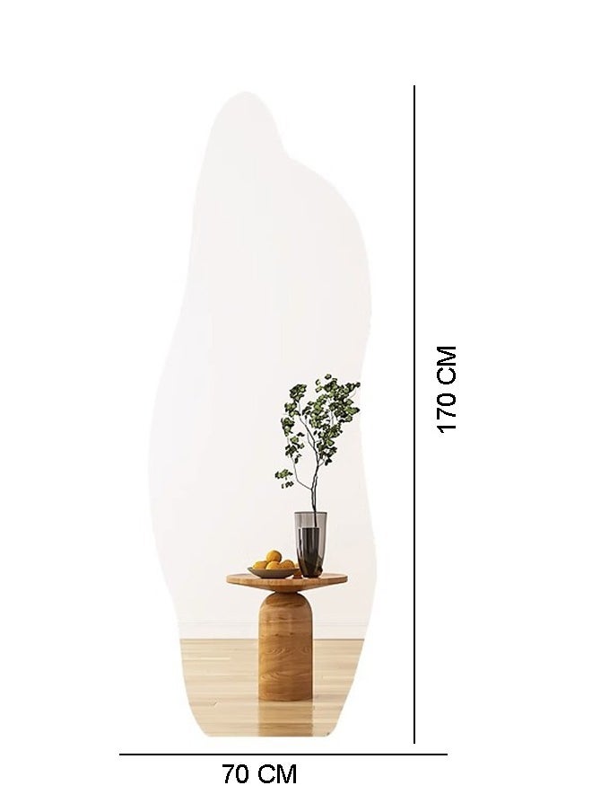 keke Full Length Dressing Mirror Wall mount and Free Standing 70X170 CM  - Image 4