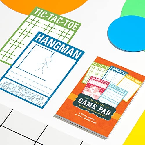 Knock Knock On-the-Go Game Pad 1, Travel Activity Book Notepad, 6 x 9-inches - Image 2