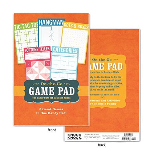 Knock Knock On-the-Go Game Pad 1, Travel Activity Book Notepad, 6 x 9-inches - Image 4
