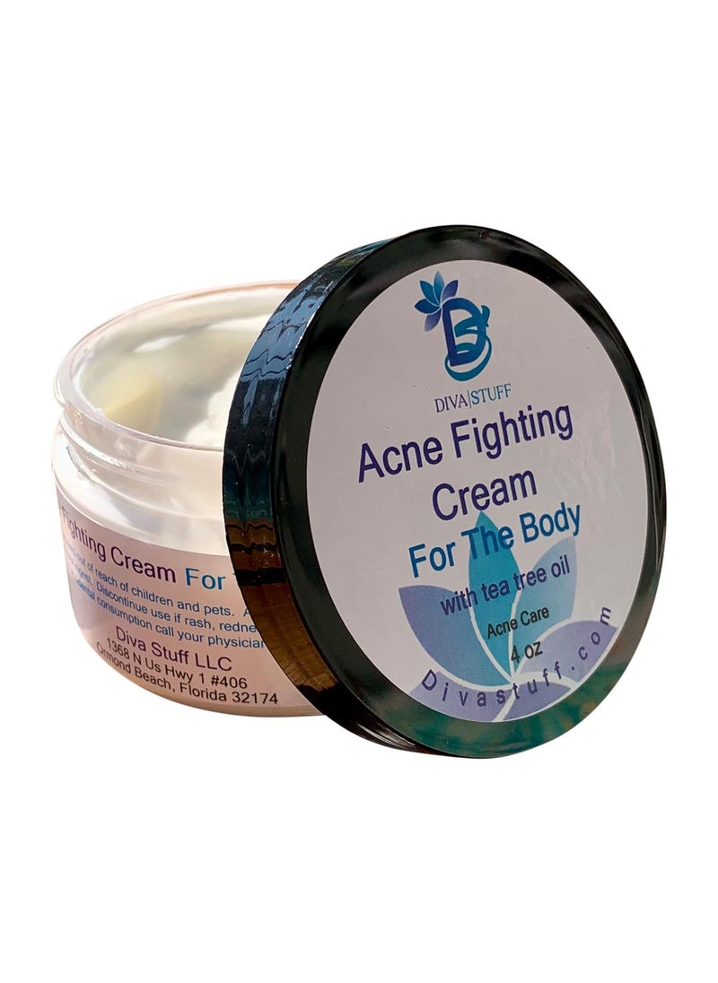 Diva Stuff - Acne Fighting Cream For The Body, 4oz Jar - Image 1