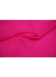 Pehnava Fab studio Net Fabric for Dress Cloth Material Garments for Making FrocksDecoration Gowns Lehangas Designer DressesFuchsia1 Meter