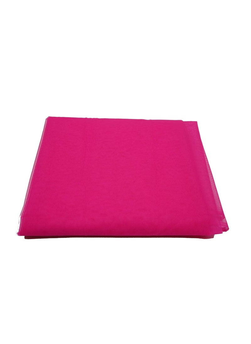 Pehnava Fab studio - Pehnava Fab studio Net Fabric for Dress Cloth Material Garments for Making FrocksDecoration Gowns Lehangas Designer DressesFuchsia1 Meter - Image 1