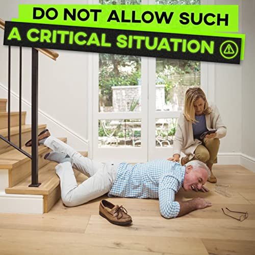 Trazon Grip Tape Glow in Dark Stripe - Heavy Duty Anti Slip Tape for Stairs Outdoor/Indoor Waterproof 4 Inch x 35 Feet Non Skid Roll Stair Steps Traction Tread Staircases Grips Adhesive Nonslip Slip Strips - Image 5