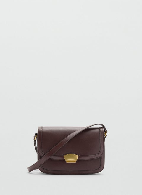 Crossbody Bag With Metal Closure