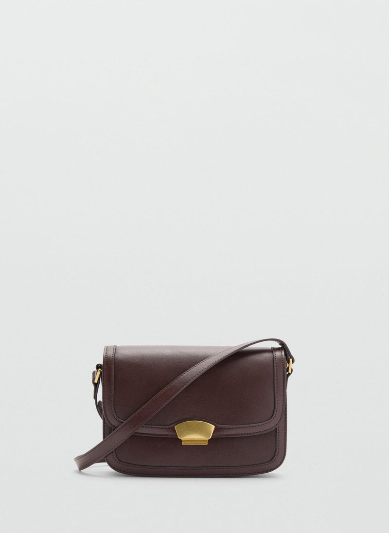 MANGO Crossbody Bag With Metal Closure  - Image 1