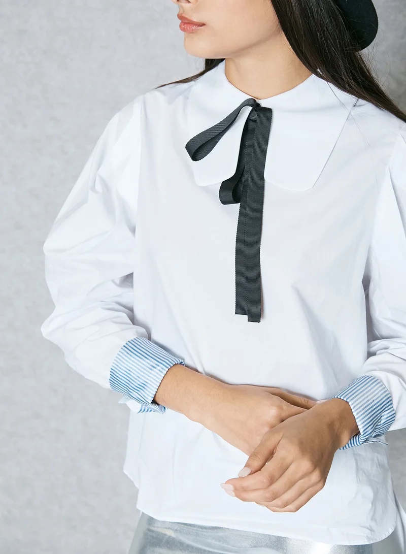 sister jane Bow Neck Shirt