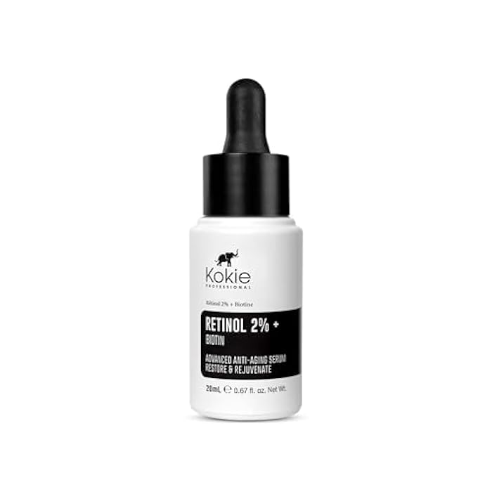 Kokie Retinol 2% + Biotin Serum - Image 1