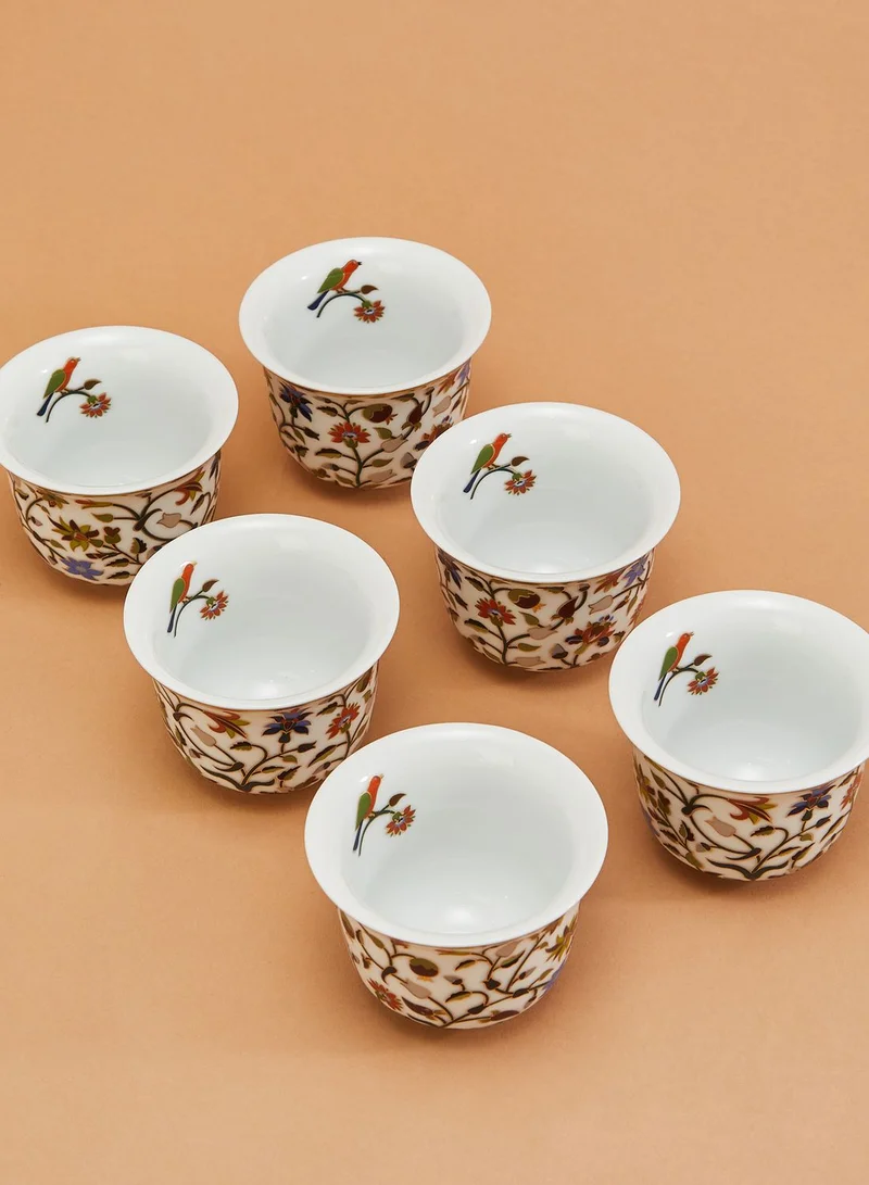 Silsal Set of 6 Majestic Arabic Coffee Cup