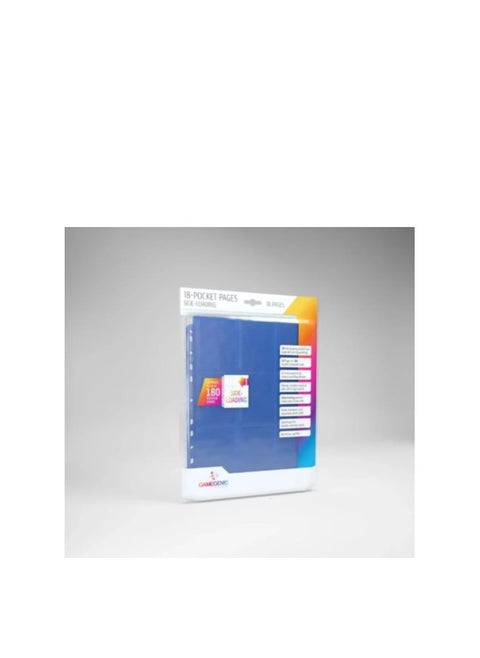 Gamegenic - Side-loading - 18-Pocket (x10 pages)     COLOR : BLUE