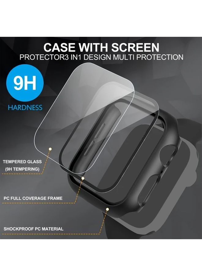 Rose Pink Screen Protector Case for Apple Watch 10 42mm - Image 5