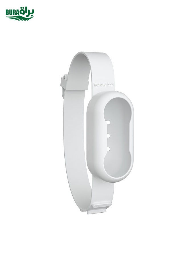 BURAQ For Insta360 GO 3 / 3S Sunnylife IST-Q9335 Camera Silicone Case Wristband Bicycle Strap Expanding Accessories(White)  - Image 1
