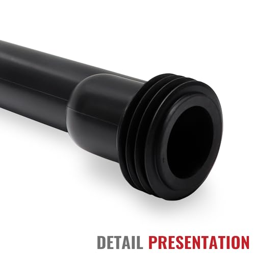 PuritySage Wall Hung Toilet Tank Connector Set with Side Pipes,Compatible with Geberit 154.405.11.6,Toilet Replacement Parts with Black HDPE Material,Easy Installation - Image 4