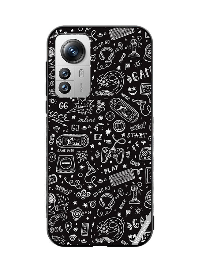 VR CREATIVE Protective Case Cover For Xiaomi 12 Pro Layer Design Multicolour - Image 1