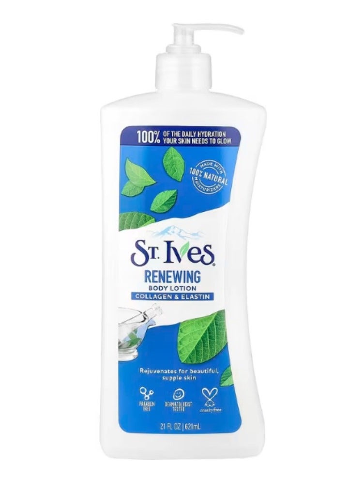 St. Ives, Renewing Body Lotion, Collagen & Elastin, 21 fl oz (621 ml)