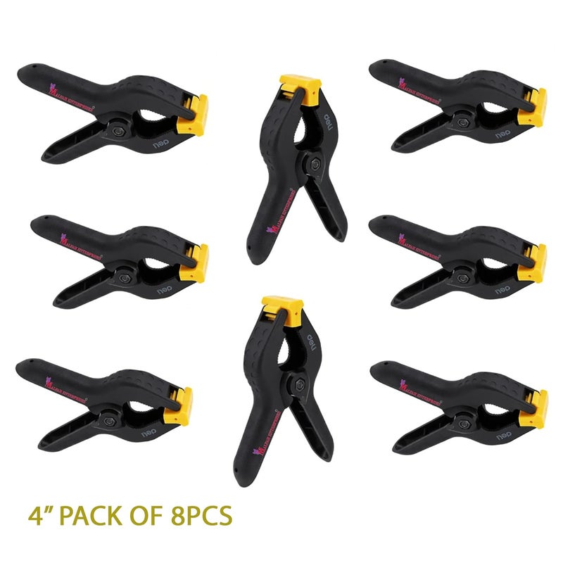 Malfah Enterprises Malfah 4 Spring Clamp for Woodworking Plastic Toggle Clamps for Studio Photography Backdrop Clamping Woodworking pack of 12 DL110004 - Image 5