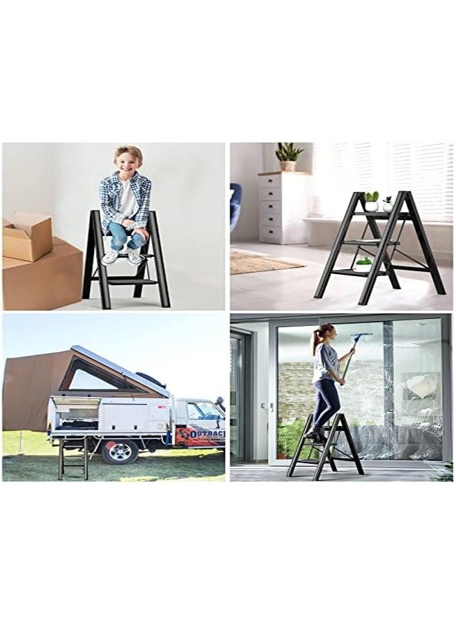 ATM Household 3 Step Portable Folding Ladder - 18 x 28 cm  - Image 3