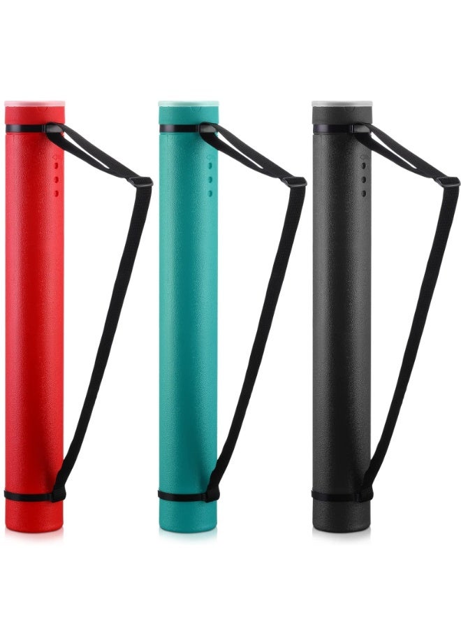Poster Tubes, Extendable Poster Tubes, Plastic Poster Document Storage Tube, Poster Tubes with Carrying Strap, Telescoping Tube with Cap, Water-proof Art Poster Tubes, 4-40 Inch - Image 1