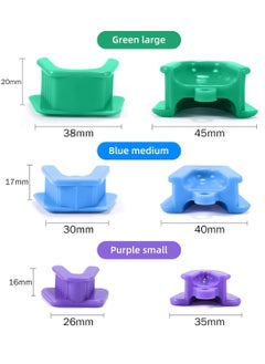 Generic 9PCS Dental Bite Blocks Oral Silicone Mouth Prop Cheek Retractor All Sizes for Adults and Kids Includes Large Medium and Small Mouth Opener  - Image 5
