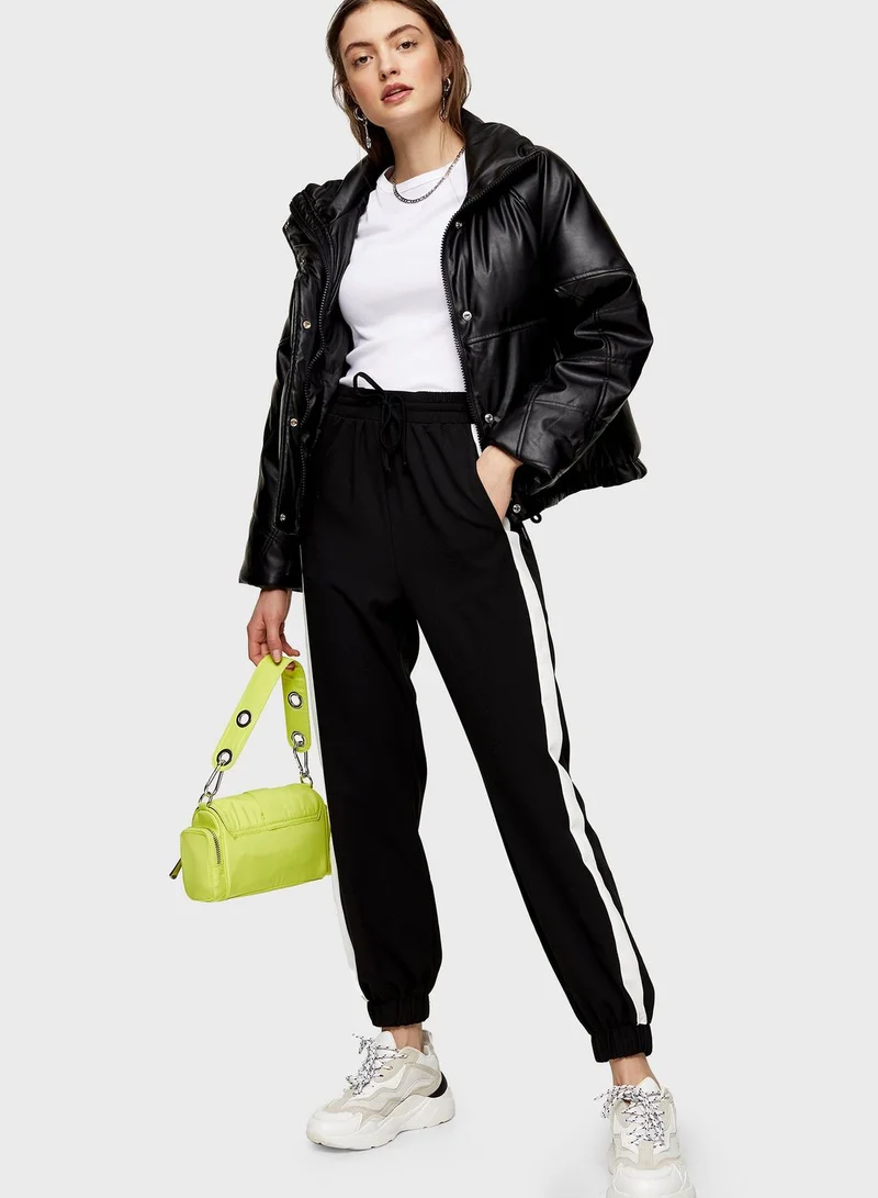 TOPSHOP Side Striped Joggers