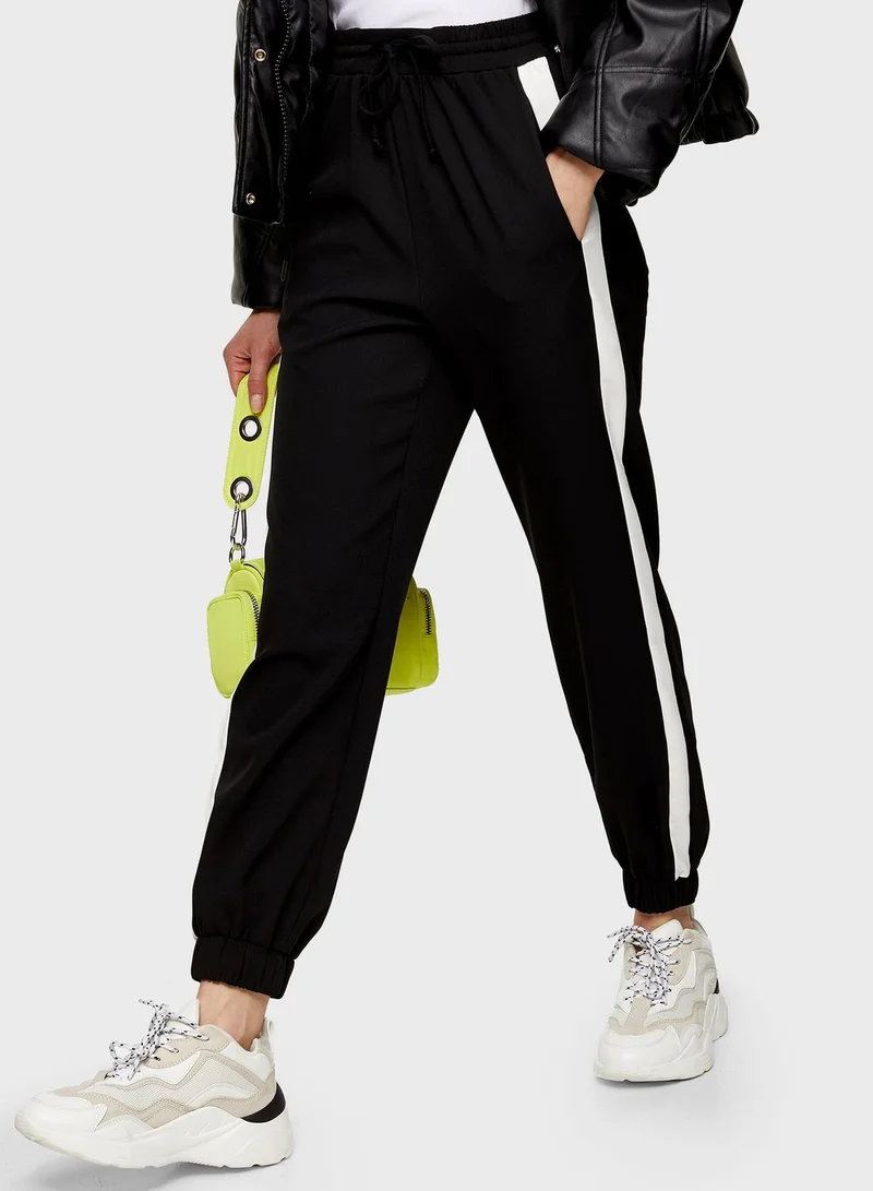 TOPSHOP Side Striped Joggers