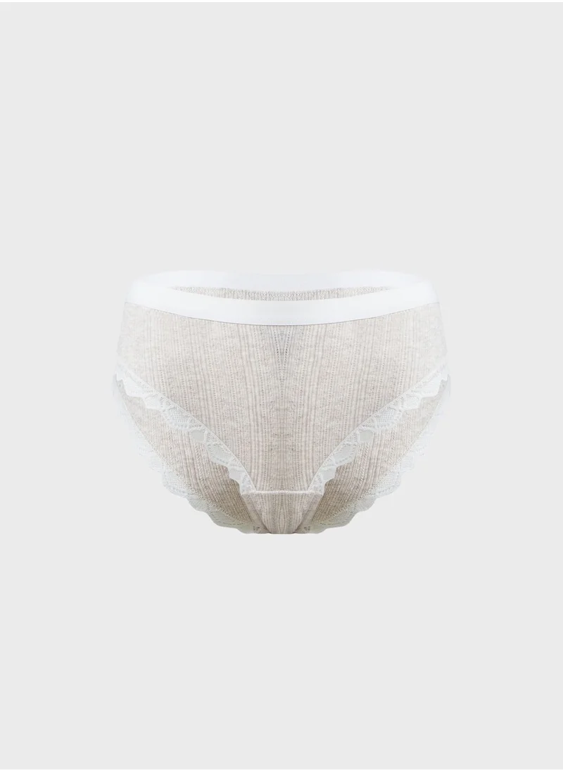 DeFacto Lace Trim Brief